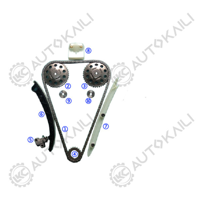 Kit de cadenas de tiempo para OPEL / VAUXHALL AGILA Z 10 XE 973CC ((00.9-05.8) Z 10 XEP 998CC ((00.2-06.11) Z 12 XE 1199CC (00.9-) Z 12 XEP 1229CC ((04.7-06.11) ASTRA G / Mk IV X 12 XE 1199CC (98.9-00.9) Z 12 XE)).9