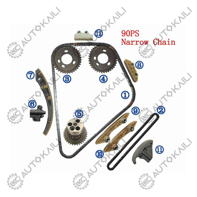 Kit de cadenas de tiempo de plástico PA66 / PA46 para Mondeo Mk III (B5Y) DI / TDDi / TDCi 2.0 00-03