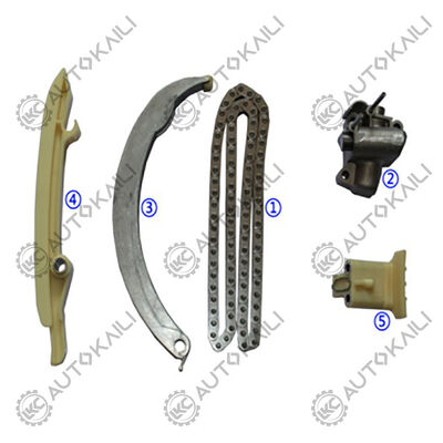 Kit de cadenas de tiempo de plástico PA66 / PA46 para Freelander I (L314) Diesel 204D3 2.0L 00-06