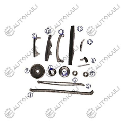 Kit de cadena de tiempo de plástico PA66 / PA46 para recoger gasolina G54B 2.6L 86-90