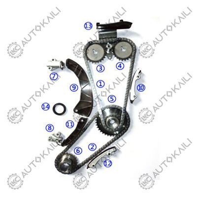 El conjunto de cadenas de tiempo para ACC10 D4FA 1.4/1.5/1.6 CRDi