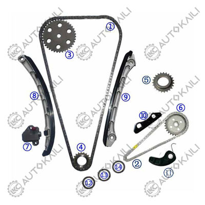 Kit de la cadena de tiempo para MAZDA 3 gasolina LF5H / LF5W 2.0L 08-14