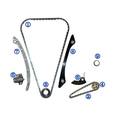 Kit de cadenas de tiempo de plástico PA66 / PA46 para MAZDA 2.0L IVCT TURBO 2012-2015