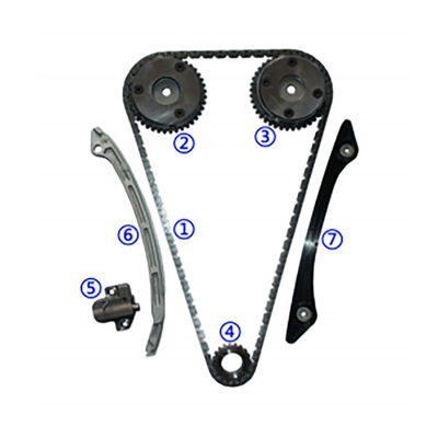 Kit de cadenas de tiempo de plástico PA66 / PA46 para MAZDA 2.0L IVCT TURBO 2012-2015