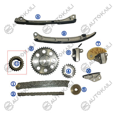 Kit de cadena de distribución de plástico PA66 / PA46 para MAZDA CX-5 KE Diesel SHY4/SHY6 2.2L 12-18