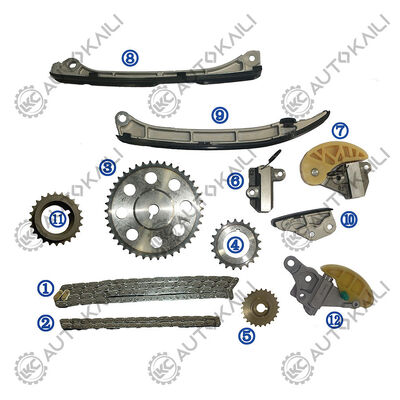 Kit de cadena de distribución de plástico PA66 / PA46 para MAZDA CX-5 KF Diesel SHY6 2.2L 17-18