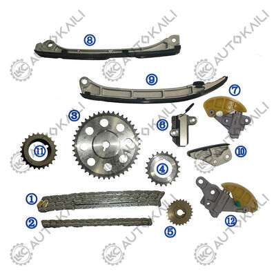 Kit de cadena de distribución de plástico PA66 / PA46 para MAZDA CX-5 KF Diesel SHY6 2.2L 17-18