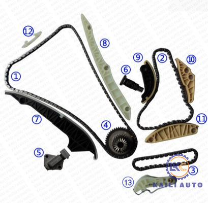 cadena Kit For AUDI A4 A5 A6 Q5 VW Golf Skoda Octavia EA888 06K109158AD de la sincronización de 1.8T 2.0TFSI