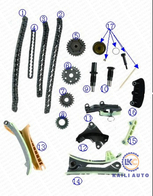 Equipo de cadena que mide el tiempo para FORD 4,0 - E K, explorador Mustang Ranger YU2Z6268BA 8*78L XU3Z6K254BA de N
