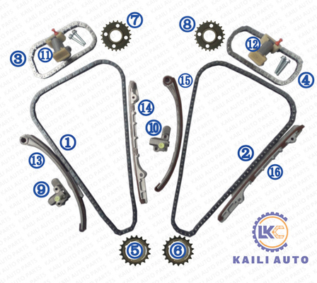 La cadena de la sincronización de DAIMLER fijó X300 SEIS Because/SUPER V8 4.0L 3996CC 97-02