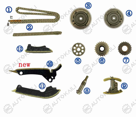 Kit de cadenas de tiempo para BENZ E-CLASS 2.0L OM654 DIESE 10-17 A0019930576 102L