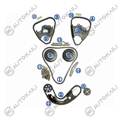 Kit de cadena de tiempo para AUDI/VW CALA/CLXA/CPAA AUDI A6L 4X8/C7 CLXA 140KW 2.5L 10-15 A8L 4H8 CPAA 150KW 06E109465BC 108L