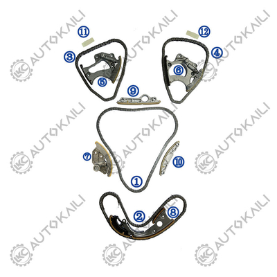 Kit de cadena de tiempo para AUDI VW Touareg 7P CGEA 245KW 3.0TSI Híbrido 11-14 A7 A6L A5 Q5 S5 Q7 Q5 A8L 06E109465BC 108L