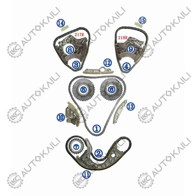 Kit de cadenas de tiempo para AUDI A8 (4E8) BVJ 257KW 4.2FSI 07-10