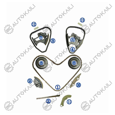 Kit de cadena de tiempo para AUDI Q7 45/55 TFSI CREC 30TFSI 16-19 AUDI A6 Cuatro CTDB 3.0TFSI 17-18 AUDI A7 Quattro CREC 3.0TFSI 16- AUDI A8L Quattro CREG CTDA 3.0TFSI 15- AUDI S5 CTDA 3.0TFSI 16