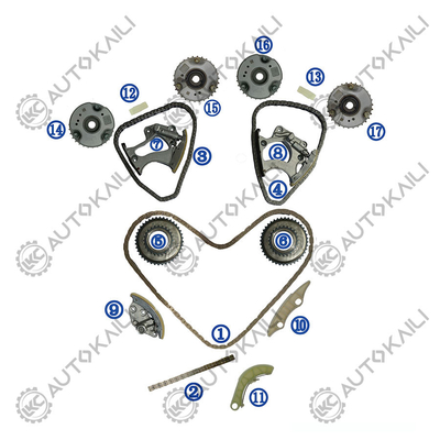 Kit de cadenas de tiempo para AUDI Q7 45/55 TFSI CREC 30TFSI 16-19 AUDI A6 Quattro CTDB 3.0TFSI 17-18 AUDI A7 Quattro CREC 3.0TFSI 16- AUDI A8L Quattro CREG CTDA 3.0TFSI 15- AUDI S5 CTDA 3.0TFSI 16-