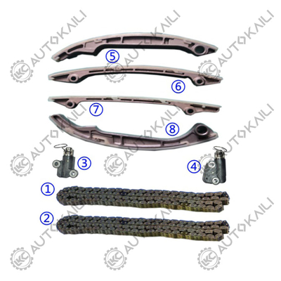 Kit de cadenas de tiempo para NISSAN Titan VK56DE V8 5.6L 5552cc 04-10 Armada VK56DE V8 5.6L 5552cc 05-10 Pathfinder VK56DE V8 5.6L 5552cc 08-10