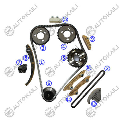 Kit de cadena de distribución de plástico PA66 / PA46 para FORD TRANSIT Bus TDE Diesel 2.4T 01-06