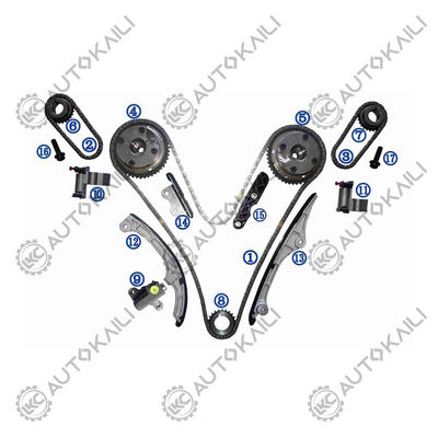 Kit de cadena de distribución para 3.5- W, C 3496cc VVT V6 N7WGE 2007-10 Edge07-10, Flex no turbo09-10 Flex turbo09, Fusion07-09, Taurus09, Taurus X 08-09