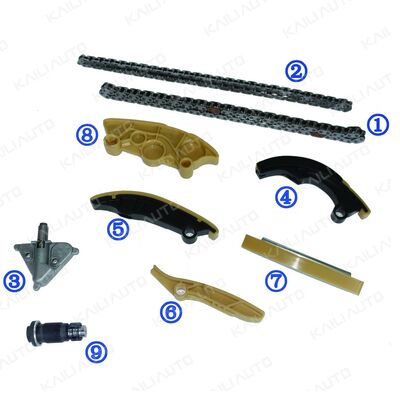 Kit de cadenas de tiempo de plástico PA66 / PA46 para Ranger Rover Evoque Petrol PT204 2.0T 17-18