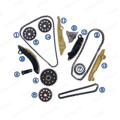 Kit de cadenas de tiempo de plástico PA66 / PA46 para Defender Diesel AJ20D6 3.0T 20-