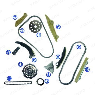 Kit de cadena de tiempo de plástico PA66 / PA46 para gasolina AJ300P