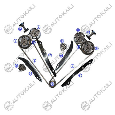 Kit de cadenas de tiempo para Ford 302CU. IN. V8 GAS DOHC Coyote de gasolina 5.0L 13-15