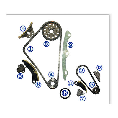 Kit de cadena de tiempo de plástico PA66 / PA46 para MAZDA 3 Sky Active Diesel 2.2L 13-16