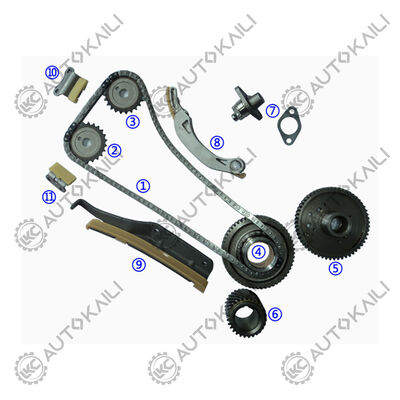 Kit de cadenas de tiempo para el 4M41T MONTERO/PAJERO/SHOGUN/TRITON DOHC 16V 3.2L 1999-2005