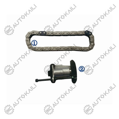 Kit de cadena de tiempo de plástico PA66 / PA46 para MITSUBISHI Outlander II 4x4CW7W HTH16V115 (156) todo terreno Diesel 4HK / 4HN 2.2L 07-12