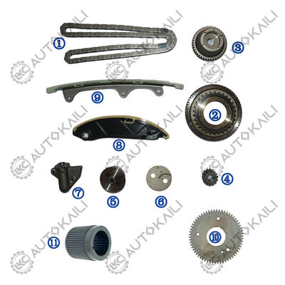 Kit de cadenas de tiempo de plástico PA66 / PA46 para MITSUBISHI L200 Diesel 4N15 2.4L 14-