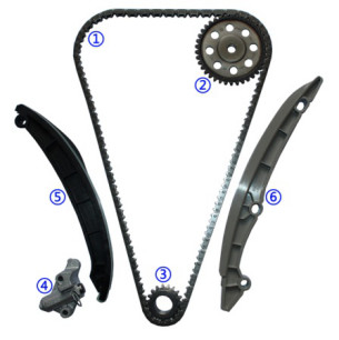 Kit de cadena de distribución para VW Tiguan / Sharen / Golf 6 CABRIOLET / SCIROCCO / EOS
