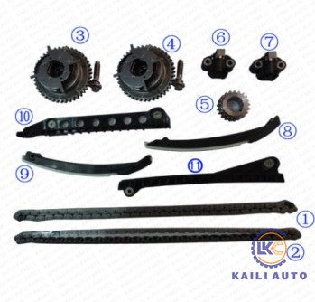 expedición F6TZ6268AA de Kit For FORD F350 F250 F150 de la cadena de la sincronización de 8*122L XL1Z6L266AA VVT