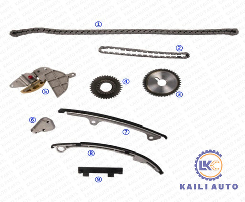 Equipo de cadena que mide el tiempo para el motor 1998CC QR20DE de NISSAN ALTIMA X-TRAIL PRIMERA (P12) X-TRAIL (T30) 13028-6N201 9*164L
