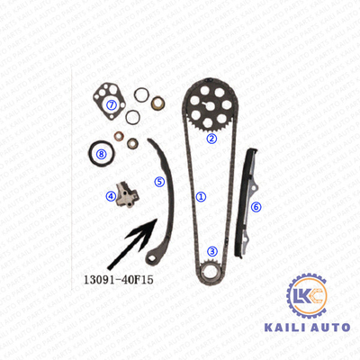 PRADERA de cadena SILVIA KA24E SOHC 12V 2.4L 89-93 13028-40F01 102L del NÓMADA PINTARA del AZULEJO NAVARA de la sincronización de NISSAN 240SX