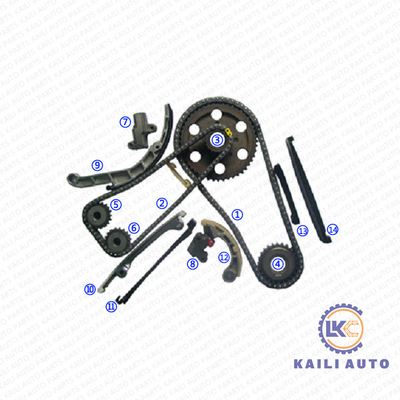 Cadena doble de cadena que mide el tiempo 13028-AD202 2*94L 13070-BN310 de PickupIII YD25 Nissan Navara D22 de la recogida