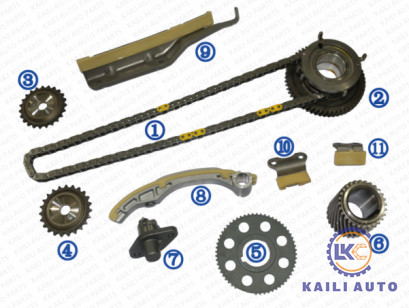 Equipo de cadena que mide el tiempo para el motor 4M41NEW 3,2 DI-D4 4WD 10-17 ME192230 110L de MITSUBISHI Pajero IV V80 V90 IV VAN V8_W V9_W
