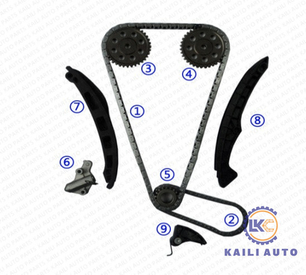 Kit de cadena de distribución de motor CAXC / CMSA / CAXA para AUDI VW 1.4T 03C109158A 8 * 130L