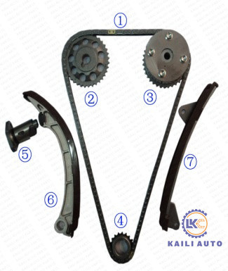 Motor T22 ZZT23 E12U 1.8L 13506-22030 130L de Kit With VVT de la cadena de la sincronización de Toyota Celica Corolla