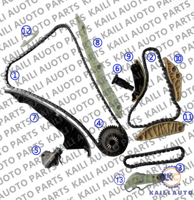 cadena Kit For AUDI A4 A5 A6 Q5 VW Golf Skoda Octavia EA888 06K109158AD de la sincronización de 1.8T 2.0TFSI